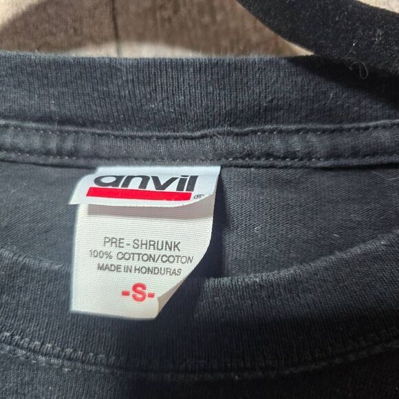 Miley Cyrus Wonderworld Tour 2009 Black Tee Size Small Vintage Y2K Pop Music - Picture 6 of 6